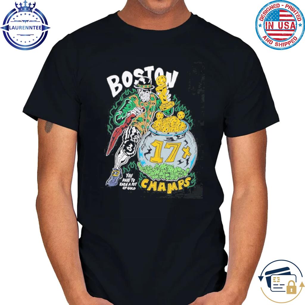 Ipeepz Warren Lotas Celtics Clover Boston NBA Shirt