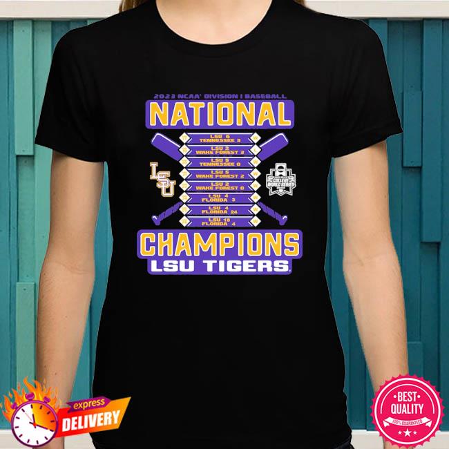 Unisex Top of the World Black LSU Tigers 2023 NCAA Men's Baseball