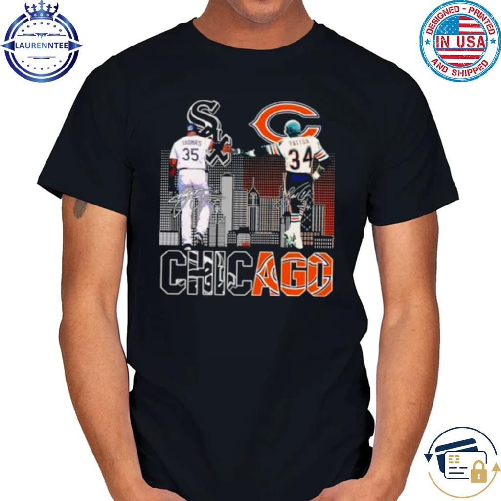 Chicago bears & chicago white sox thomas and patton skylines