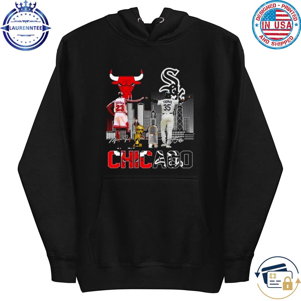 Chicago Bulls Chicago White Sox Jordan And Thomas Skylines