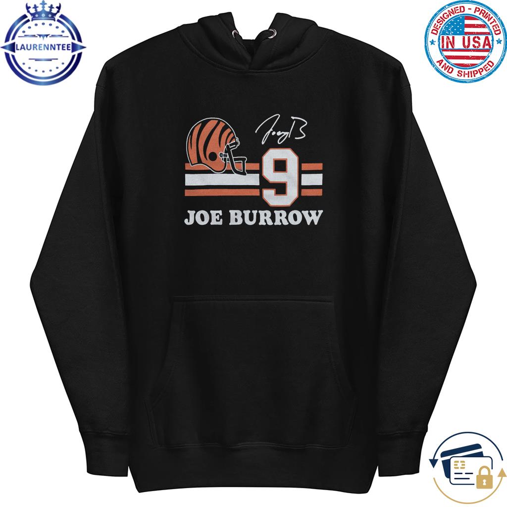 Number 9 Joe Burrow Cincinnati Bengals style shirt, hoodie, sweater, long  sleeve and tank top