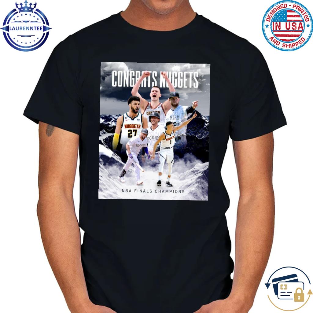 Design congrats Nuggets 2023 Our Roommates Are Nba Finals Champs Shirt,  hoodie, sweater, long sleeve and tank top