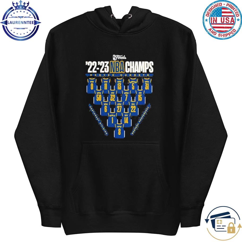 Denver Nuggets 2023 Nba Finals Champions Close Out Jersey Roster T