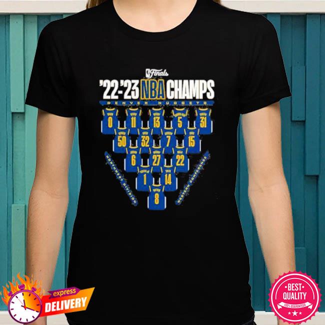 Denver Nuggets 2023 Nba Finals Champions Close Out Jersey Roster Shirt