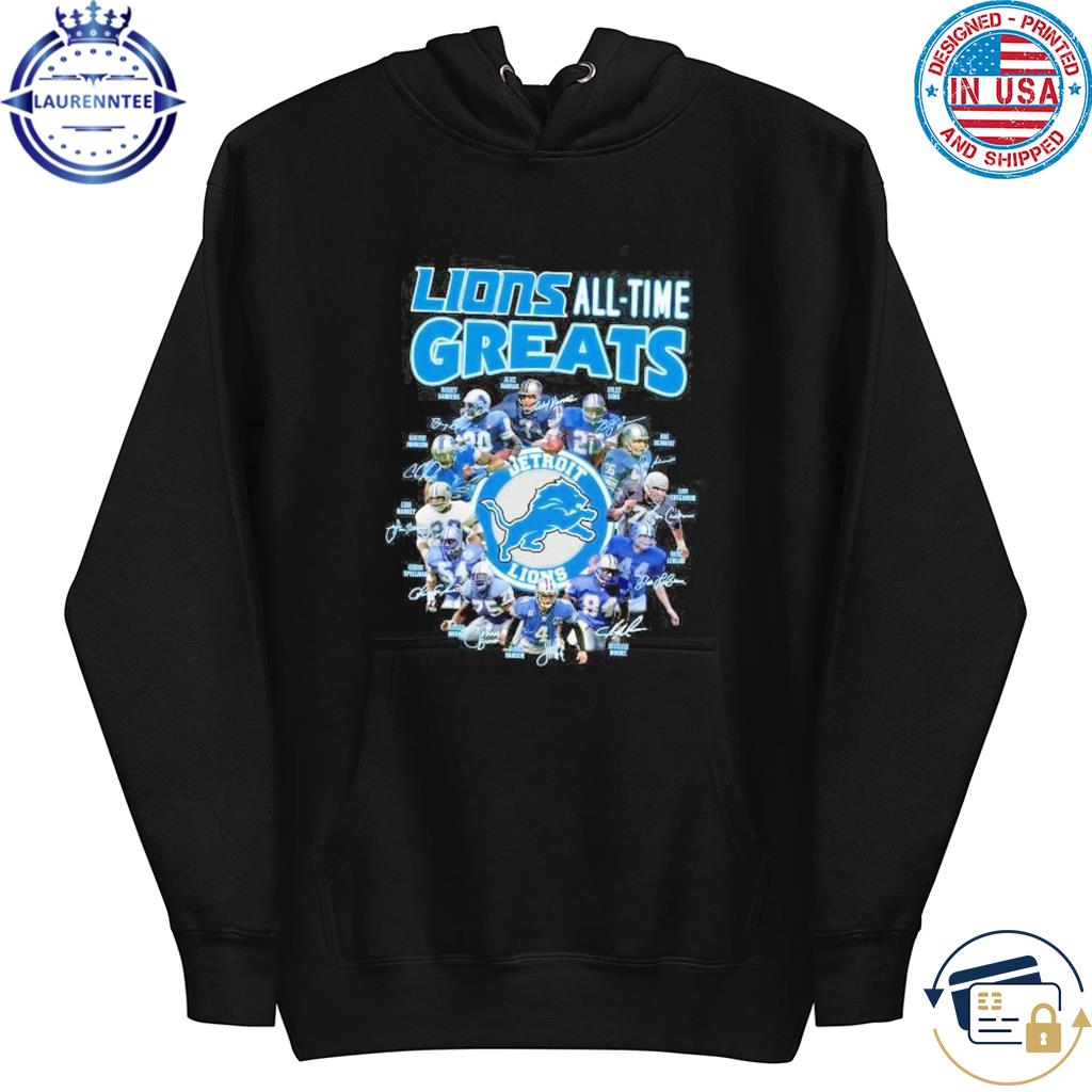 Detroit Lions Members All-Time Greats T-Shirt - TeeNavi