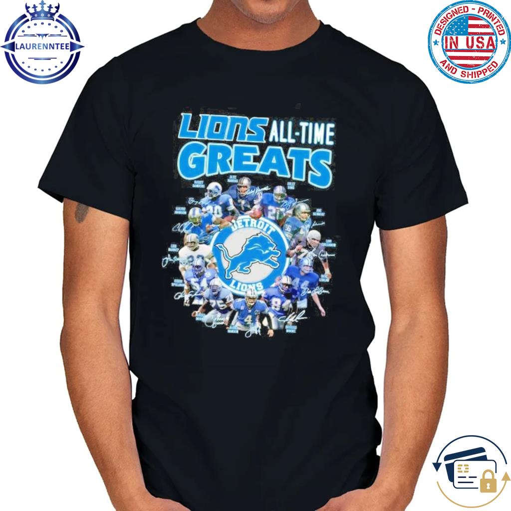 Detroit Lions Members All-Time Greats T-Shirt - TeeNavi