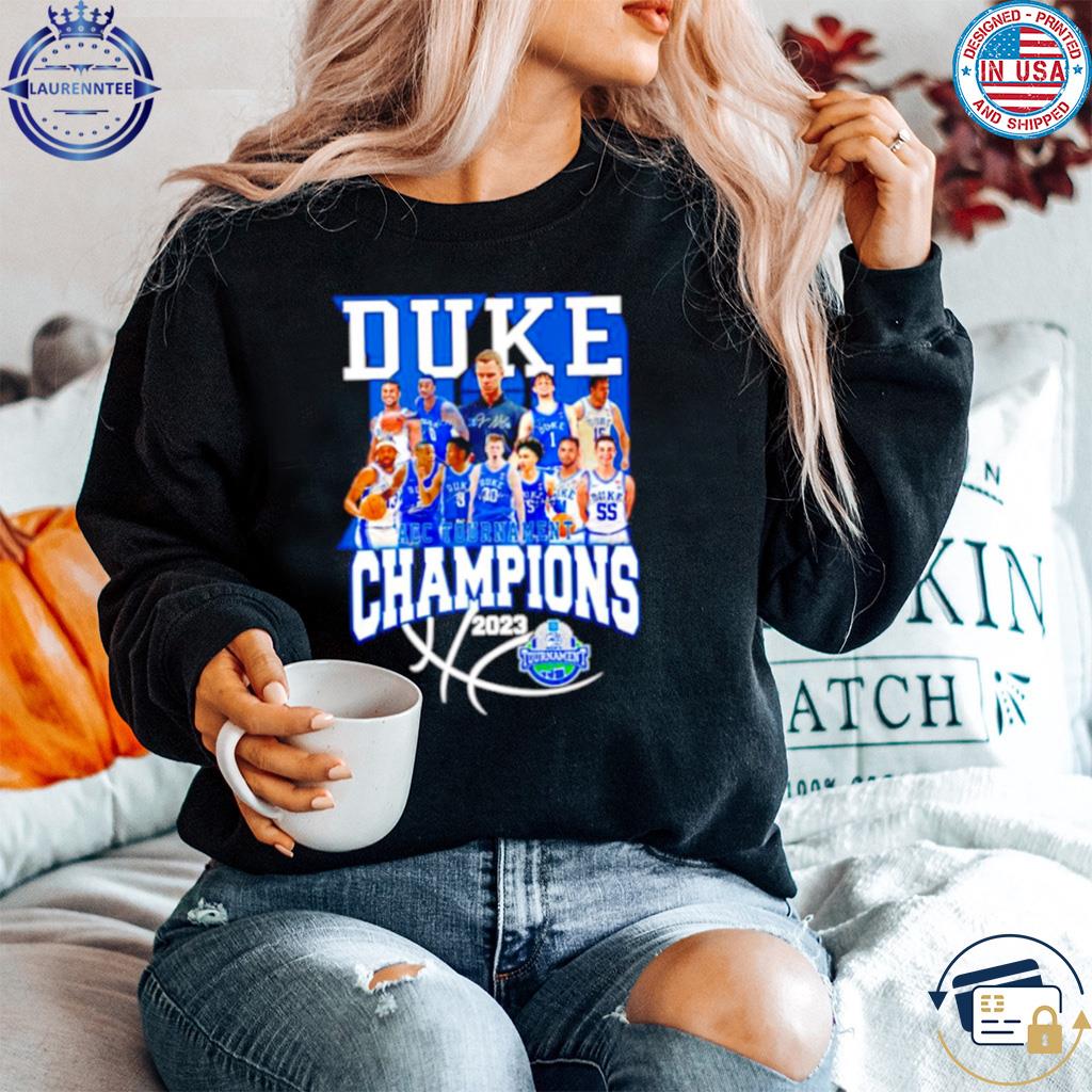 Official duke basketball acc 2023 championship shirt, hoodie, sweater, long  sleeve and tank top