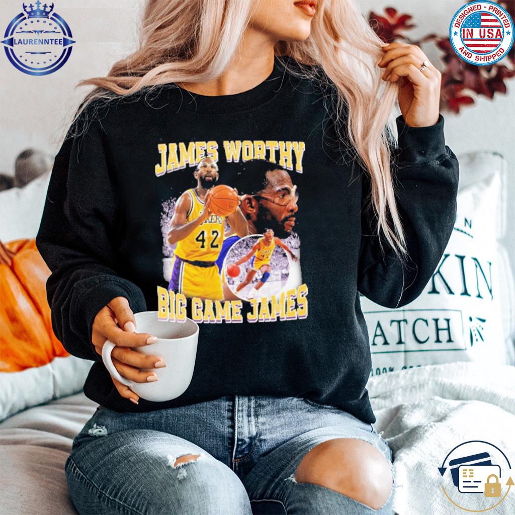 James Worthy Basketball Vintage 80s 90s T-shirt - Ink In Action