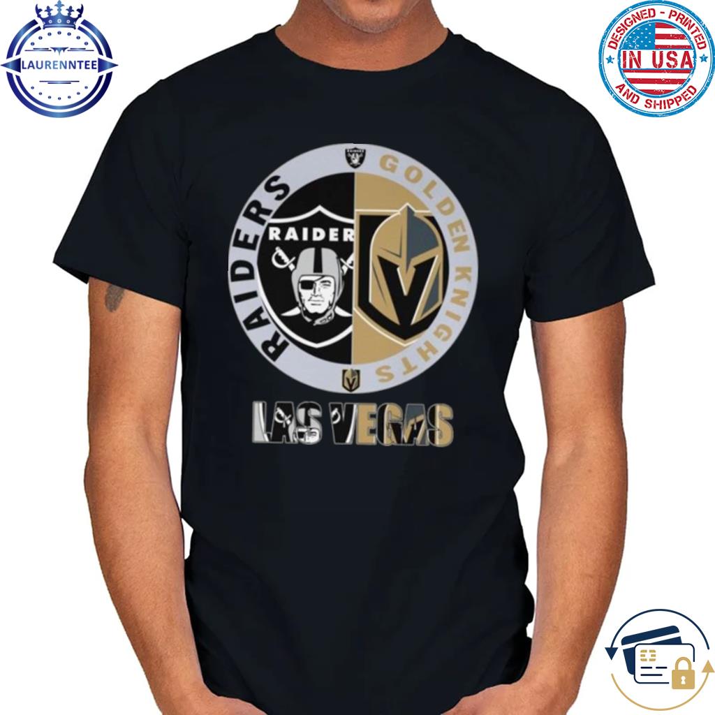 Las Vegas Raiders and Vegas Golden Knights logo shirt, hoodie, sweater,  long sleeve and tank top