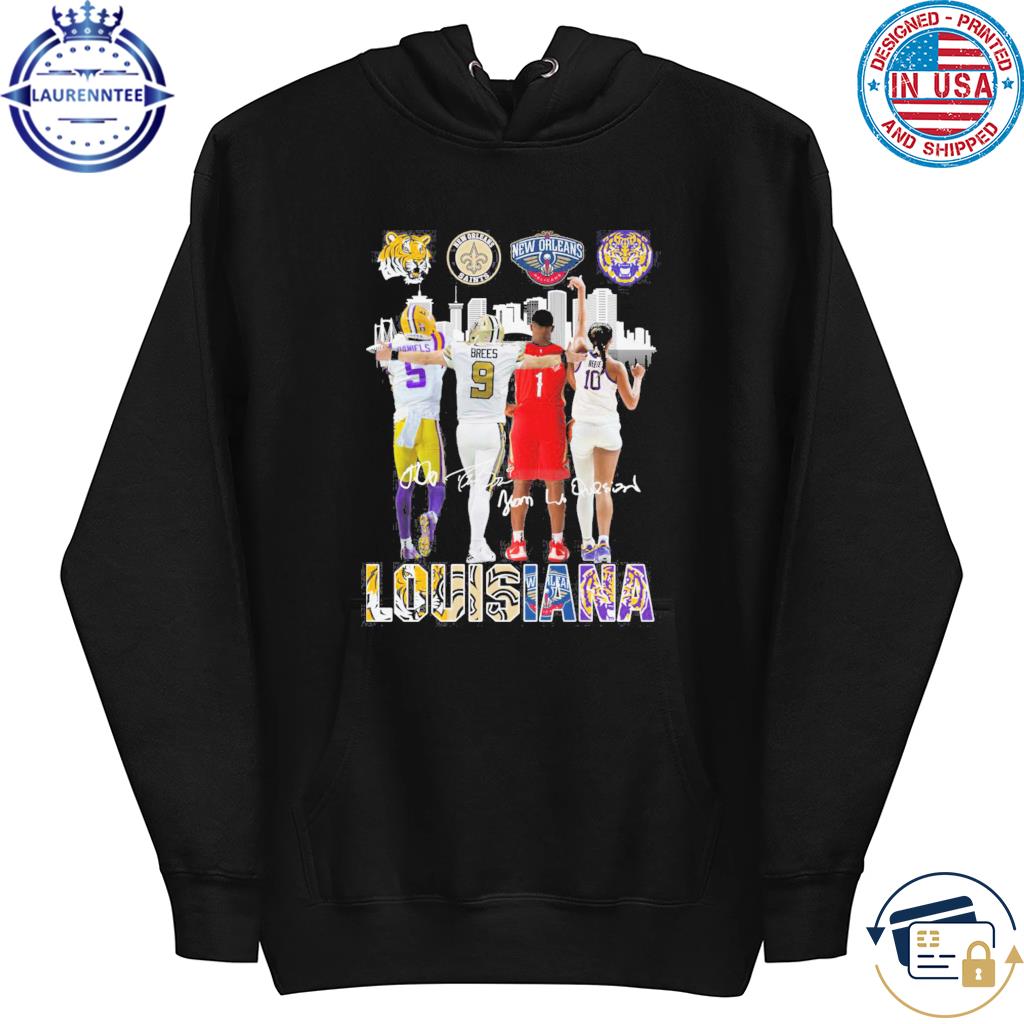 Louisiana LSU Tigers New Orleans Pelicans Saints City Champions T