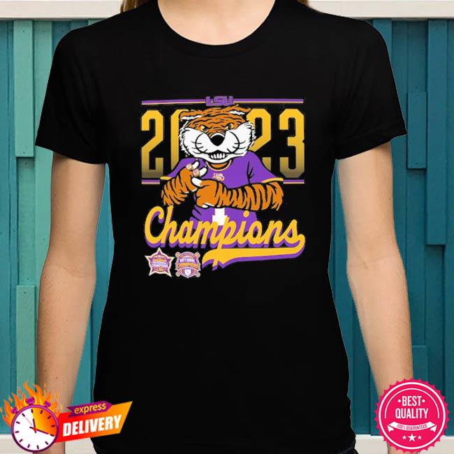 LSU Tigers Baseball Comfort Colors 2023 Dual National Champions