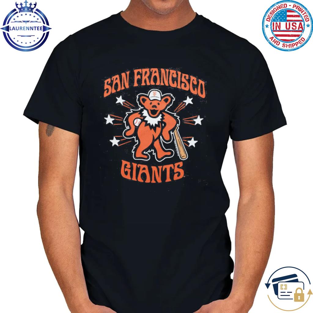 Mlb X Grateful Dead X Giants Bear T Shirt - Limotees