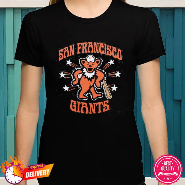 Mlb X Grateful Dead X Giants Bear T Shirt - Limotees
