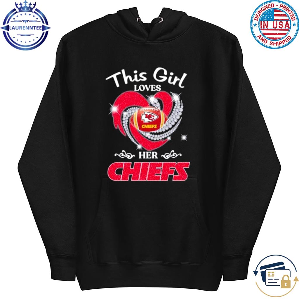 Chiefs Shirt KC Chiefs Heart Love Shirt Chiefs T Shirt Love Heart Chiefs T- Shirt - Trendingnowe