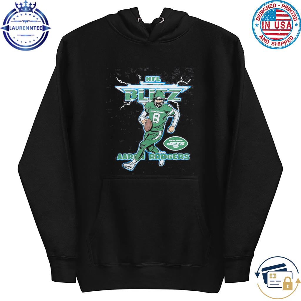 Aaron Rodgers New York Jets NFL Blitz lightning shirt, hoodie, sweater,  long sleeve and tank top