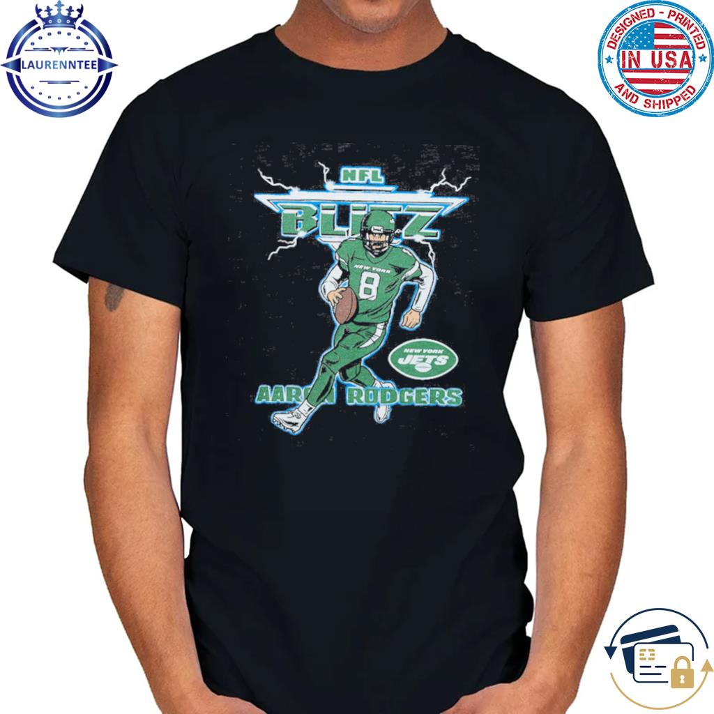 Aaron Rodgers New York Jets NFL Blitz lightning shirt, hoodie, sweater,  long sleeve and tank top