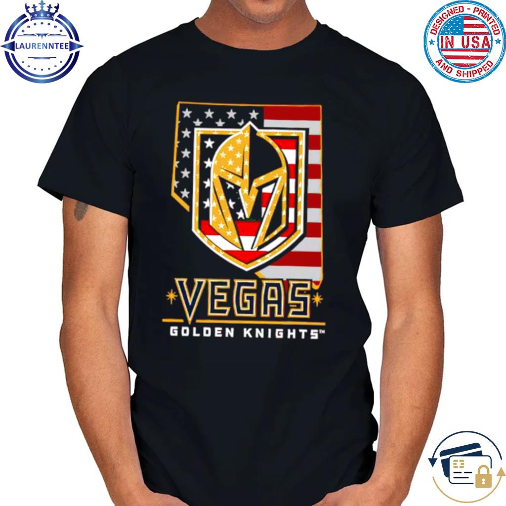 Vegas Golden Knights American Flag 4th Of July Shirt