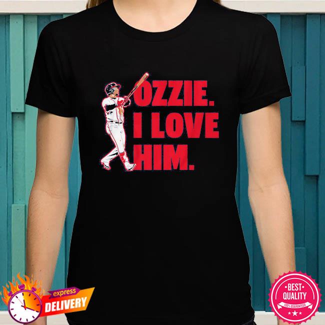 Official ozzie albies I love him T-shirts, hoodie, tank top