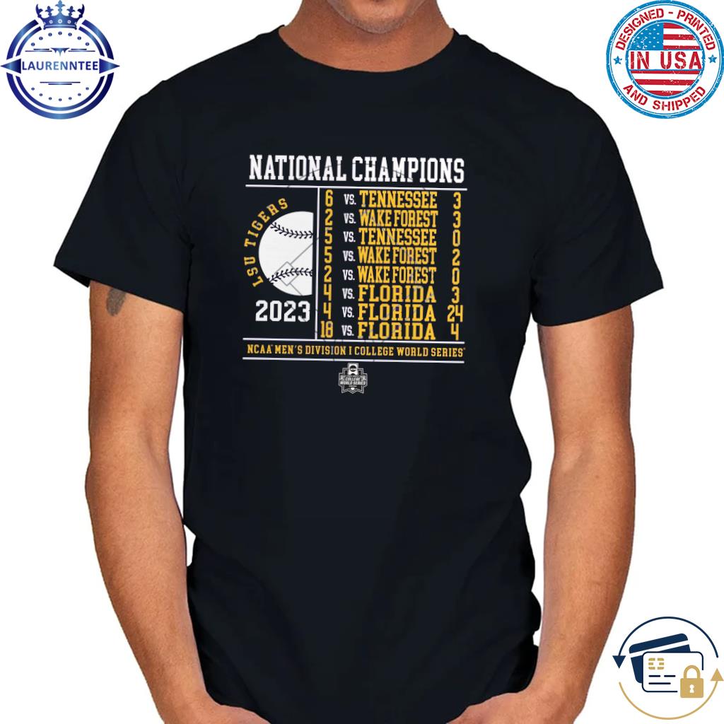 2023 Division I Championship Tennessee Baseball t-shirt by To-Tee