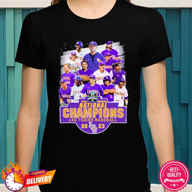 Ncaa Baseball National Champions Lsu Tigers 2023 Team T Shirt