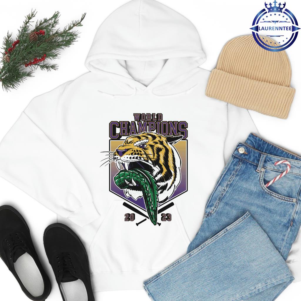 Tiger baseball gator tail pocket s hoodie