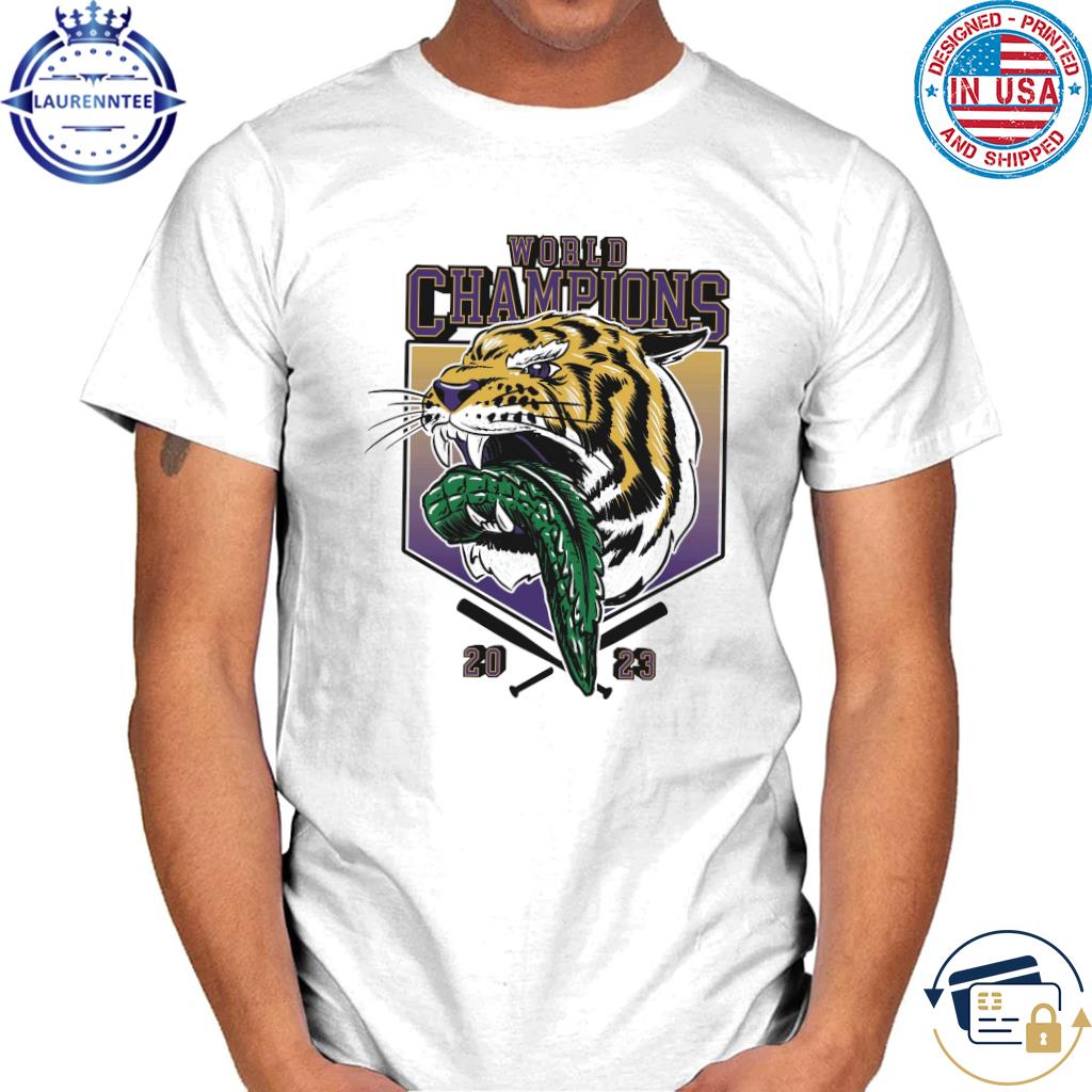 Tiger baseball gator tail pocket shirt