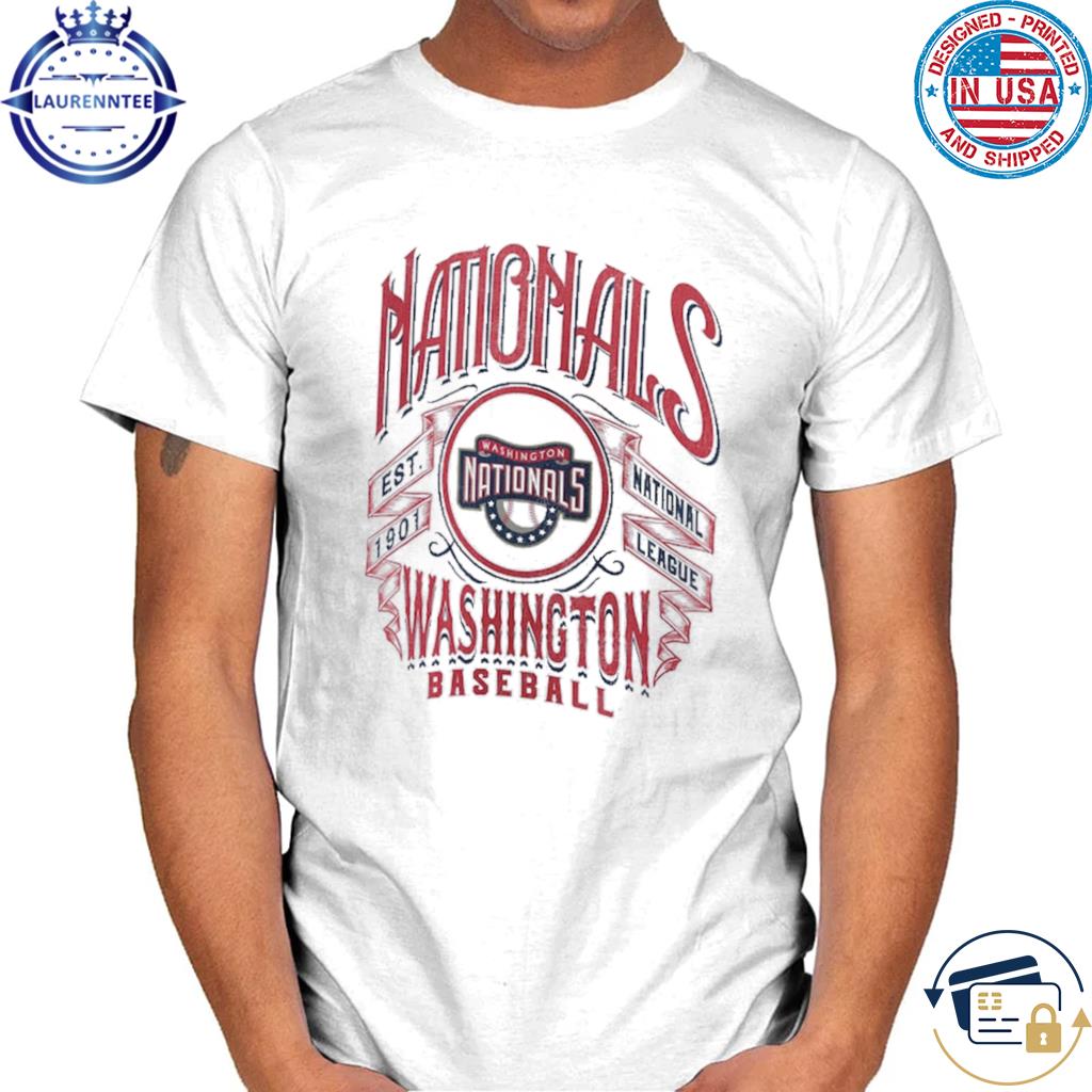 Official washington Nationals Rucker Collection Distressed Rock T