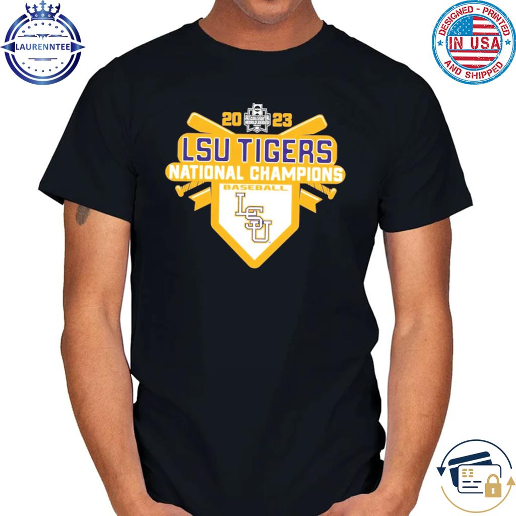 Men's College World Series Champions 2023 LSU Tigers Purple Design