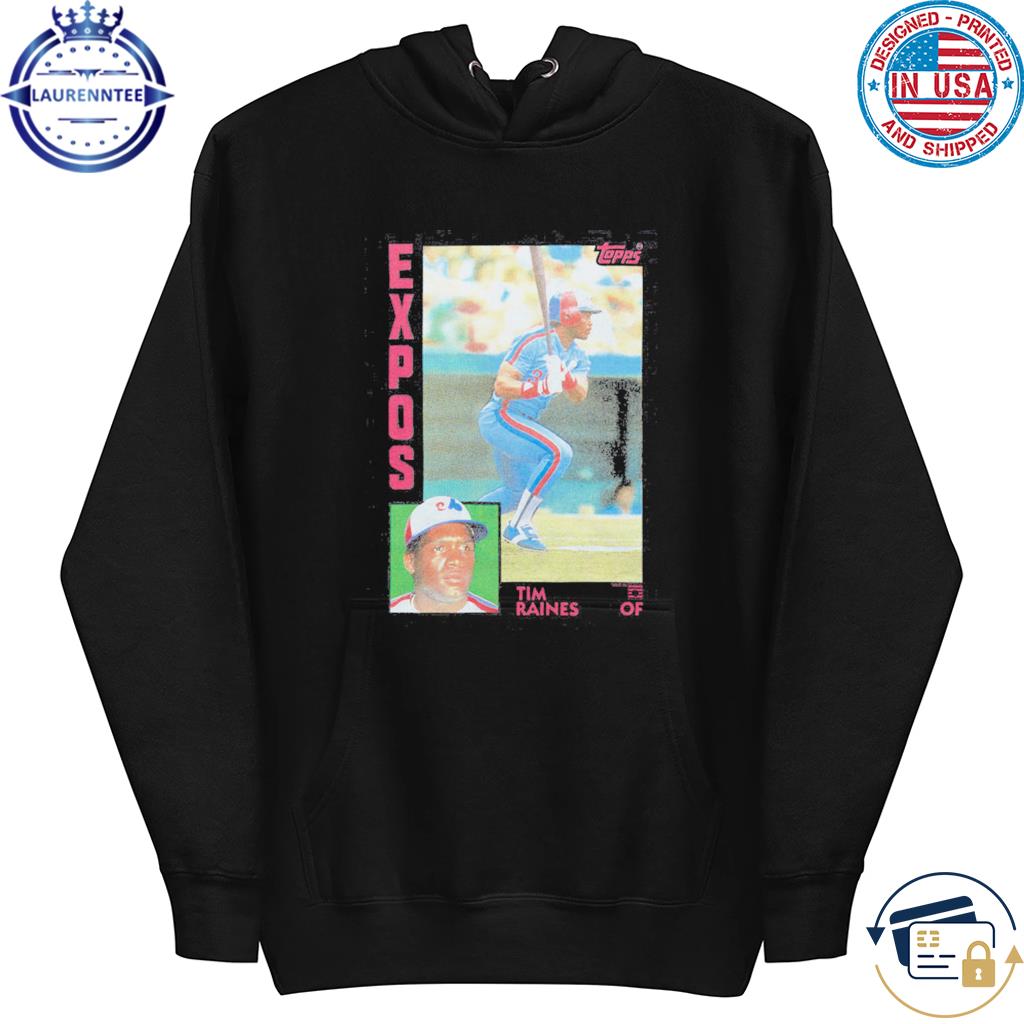 1984 Topps Baseball Tim Raines Expos T-shirt,Sweater, Hoodie, And