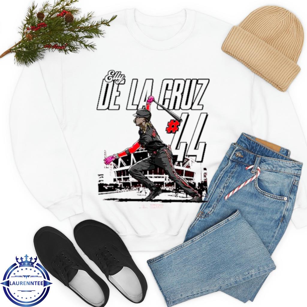 Elly De La Cruz 44 action pose MLBPA Stadium shirt, hoodie, sweater, long  sleeve and tank top