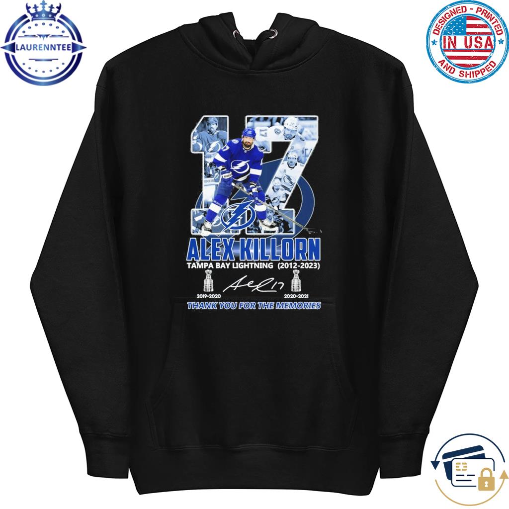 Alex Killorn Tampa Bay Lightning 2012 – 2023 Thank You For The Memories  T-Shirt, hoodie, sweater, long sleeve and tank top