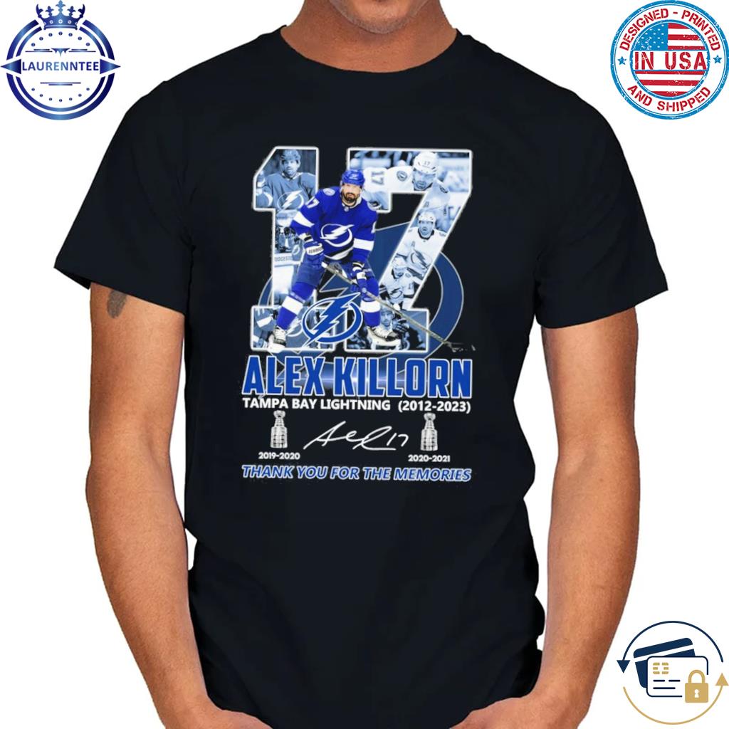 Alex Killorn Tampa Bay Lightning 2012 – 2023 Thank You For The Memories T- Shirt, hoodie, sweater, long sleeve and tank top