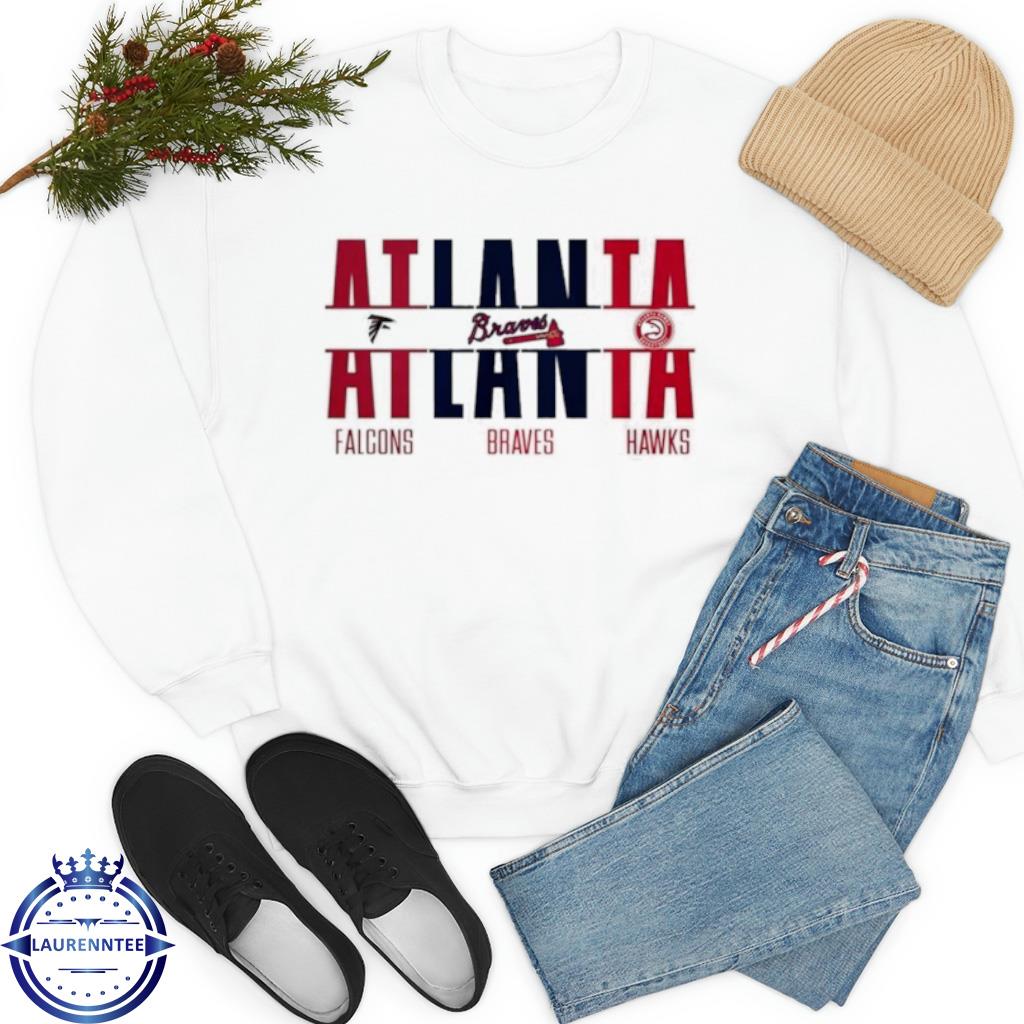 Atlanta Braves, Falcons, Hawks Atlanta Sports Team Logo Shirt