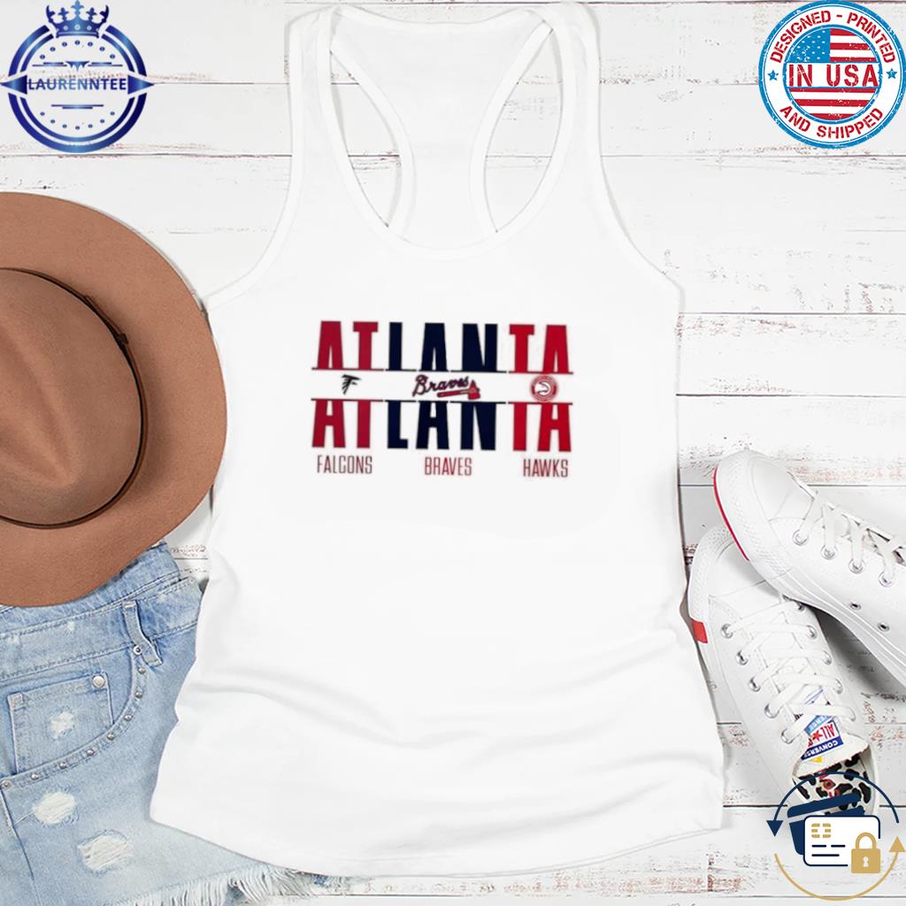 Official Logo Atlanta Braves Atlanta Falcons Atlanta Hawks Atlanta United  Fc Logo 2023 shirt, hoodie, sweater, long sleeve and tank top