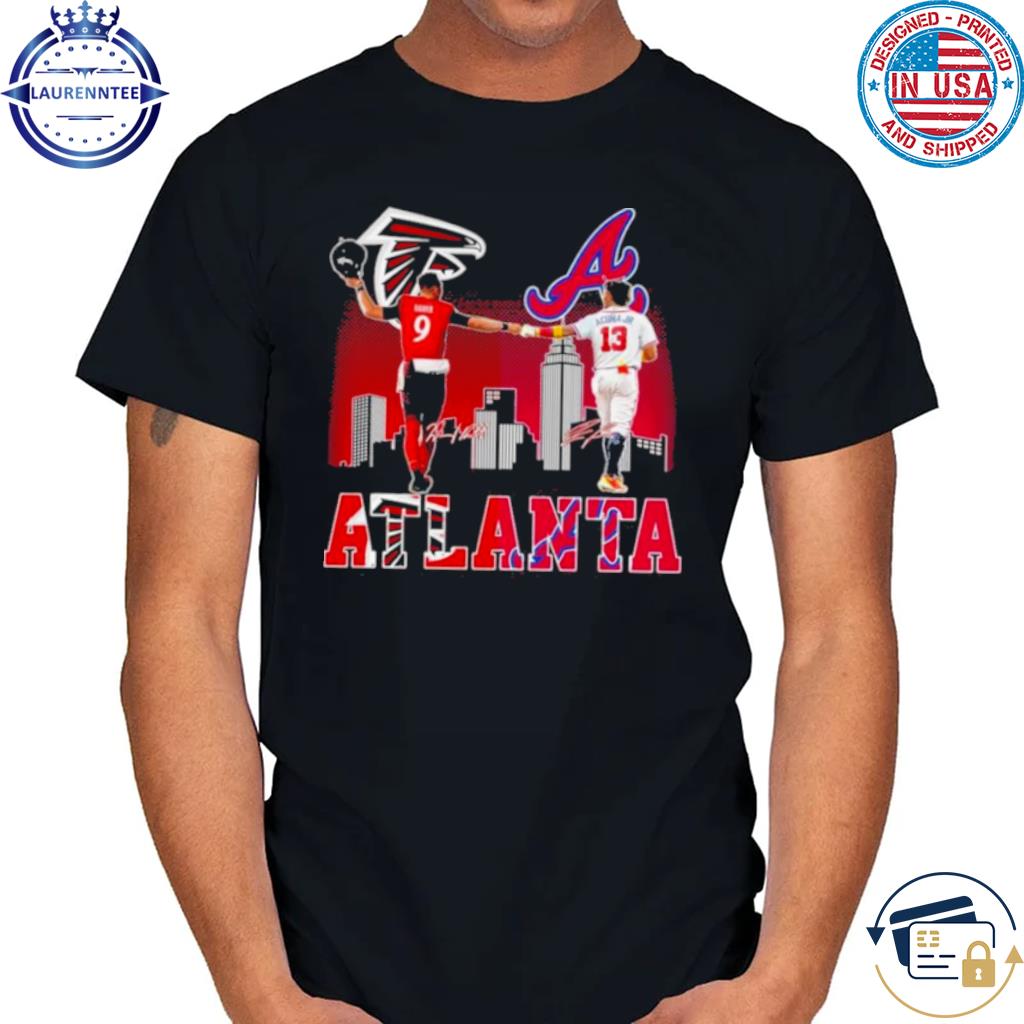 Atlanta Falcons Ridder And Braves Acuna Jr City Champions T Shirt