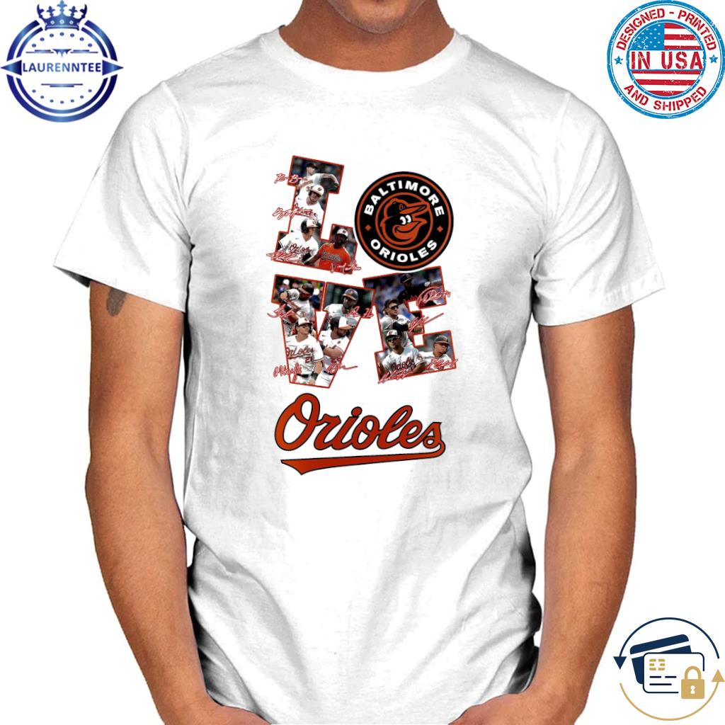Baltimore orioles love team personalized baseball shirt, hoodie