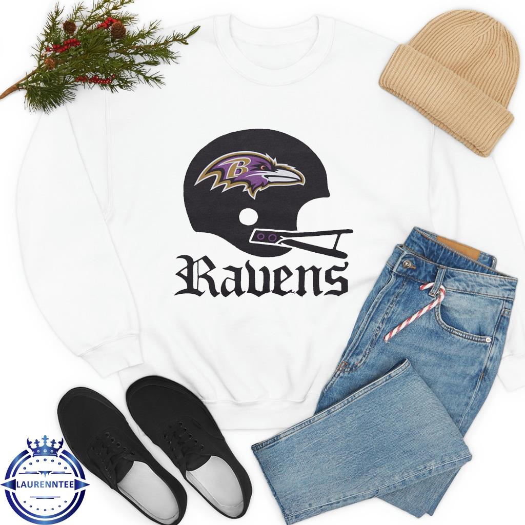 Baltimore Ravens Men’s Sky Helmet T-Shirt