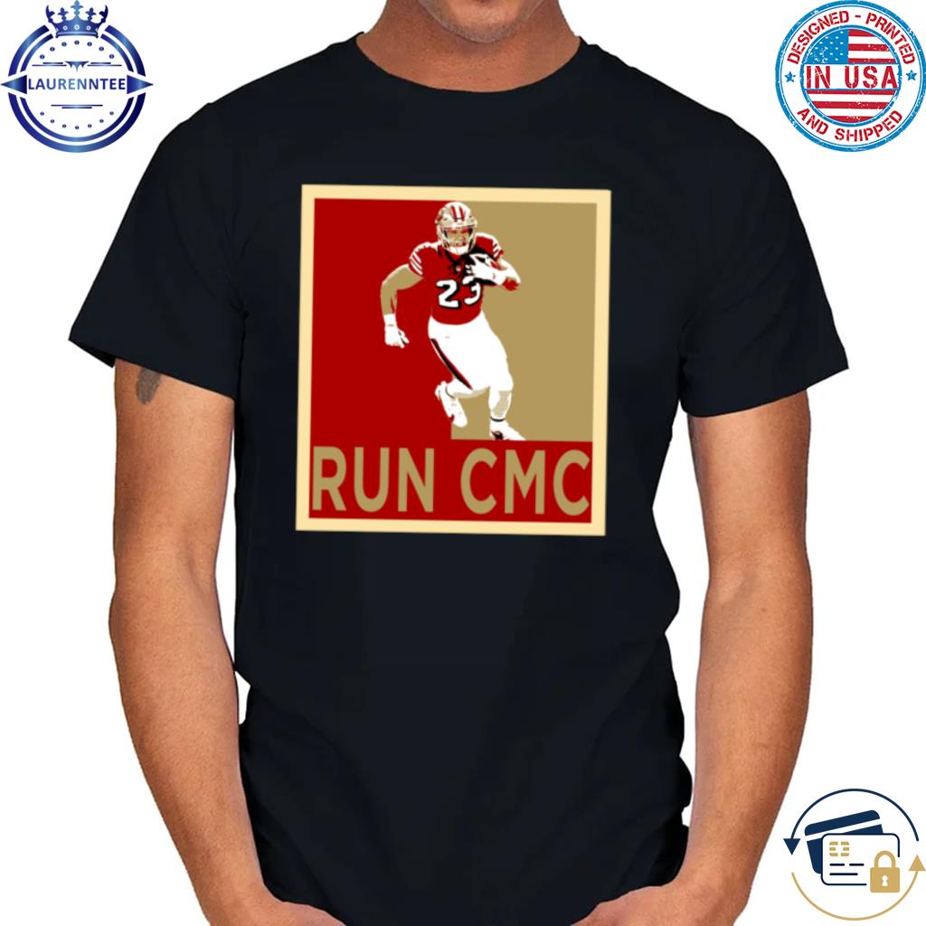 Run CMC Christian McCaffrey San Francisco Football Shirt - Ink In Action