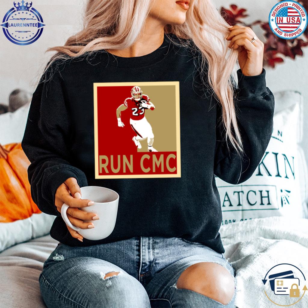 Christian Mccaffrey Run CMC 49ers Sweat Shirt San Francisco -   Hong Kong