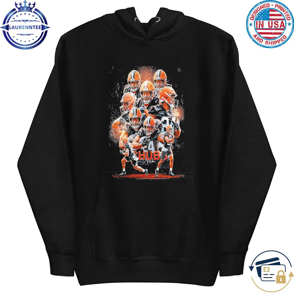 Nick Chubb 24 Cleveland Browns football retro poster shirt, hoodie,  sweater, long sleeve and tank top