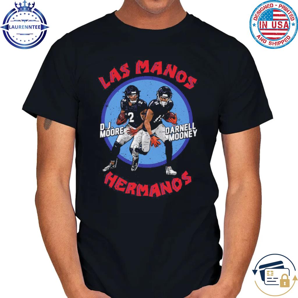 D.J. Moore And Darnell Mooney Chicago Las Manos Hermanos Shirt, hoodie,  longsleeve, sweatshirt, v-neck tee