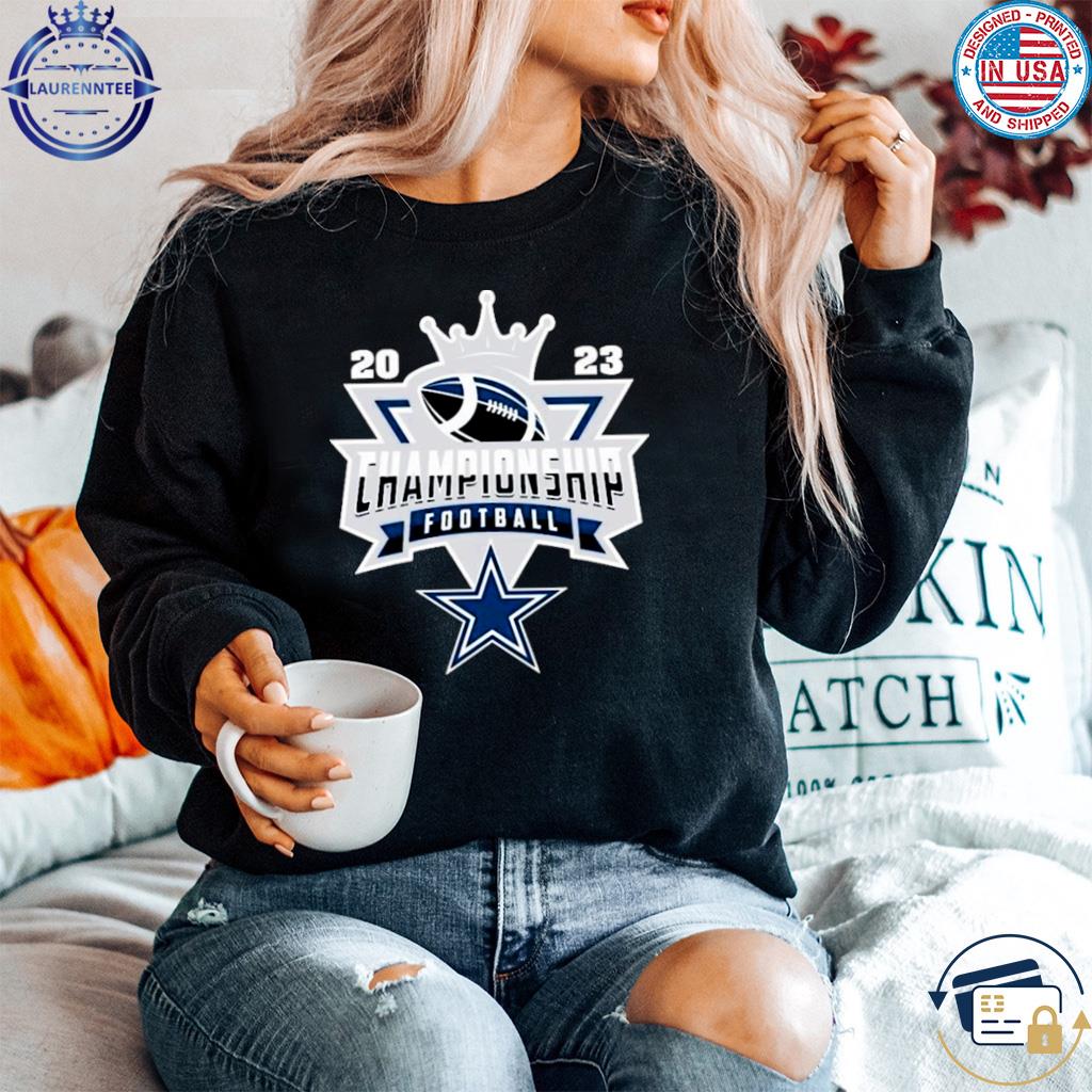 Dallas Cowboys Football Nfl 2023 Championship Crown Logo T-shirt,Sweater,  Hoodie, And Long Sleeved, Ladies, Tank Top