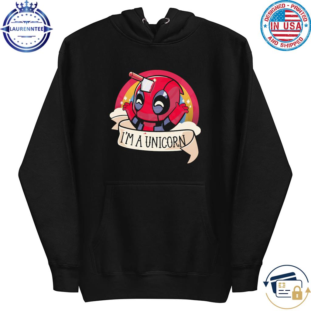 Deadpool hot sale unicorn hoodie