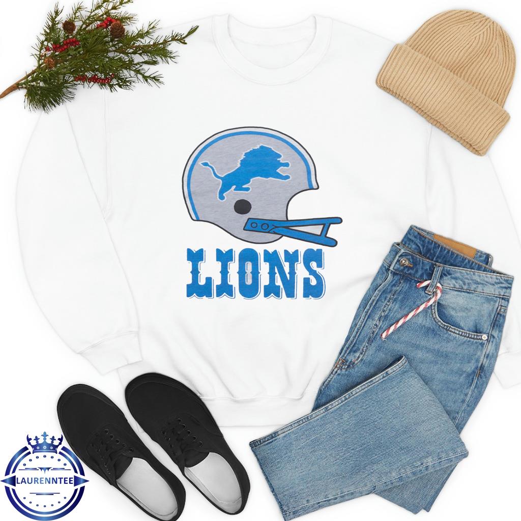 Detroit lions helmet retro shirt, hoodie, longsleeve tee, sweater