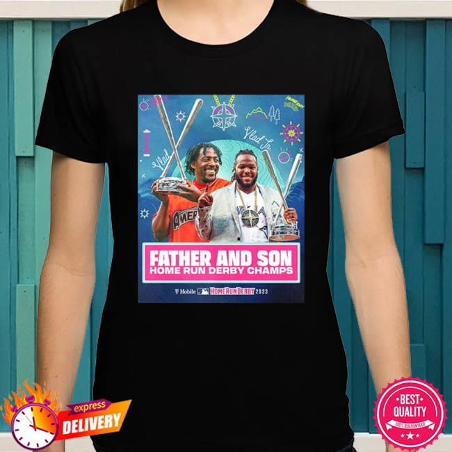 Father And Son Home Run Derby Champs Vlad Guerrero Jr Champions HR Derby  2023 T-Shirt - Binteez