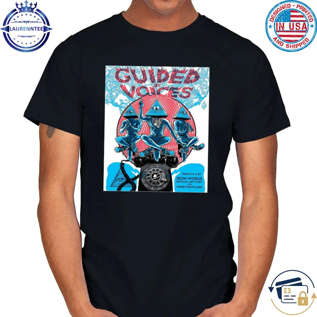 Guided by voices buffalo iron works aug 4 2023 poster shirt