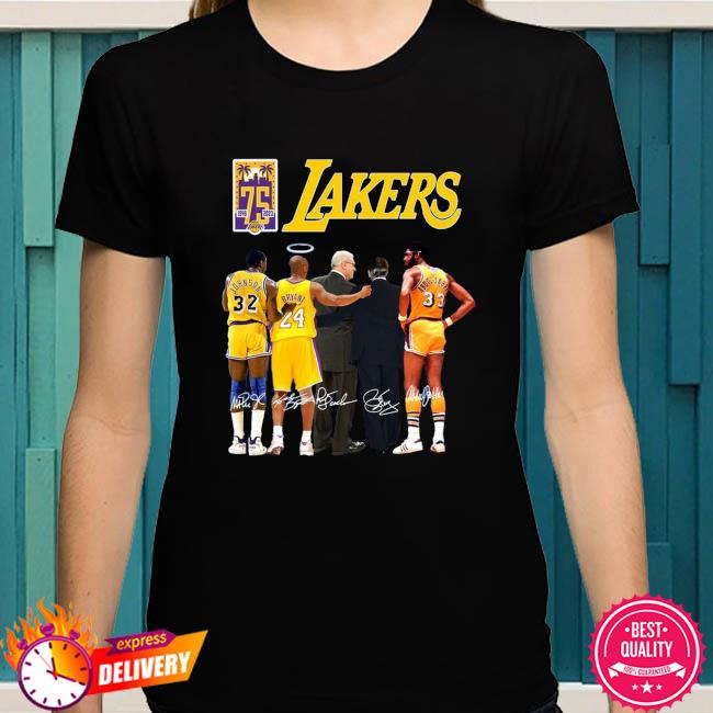 Los Angeles Lakers 75 Years Memories Shirt, hoodie, sweater, long