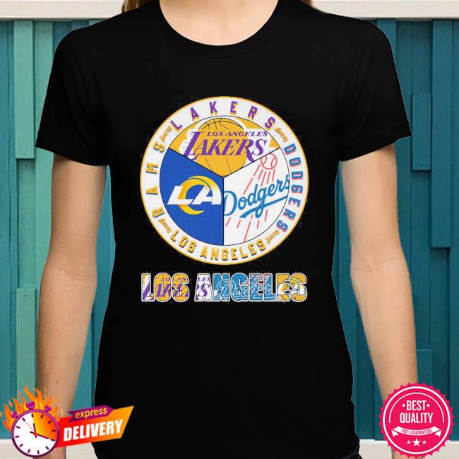 Los Angeles Lakers Dodgers Rams City Champions 2023 shirt, hoodie, sweater,  long sleeve and tank top