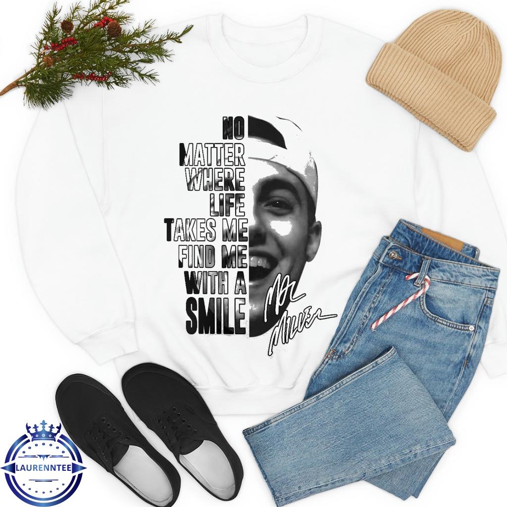 Mac Miller No Matter Where Life Takes Me Fine Me With A Smile Personalized  Baseball Jersey - Growkoc