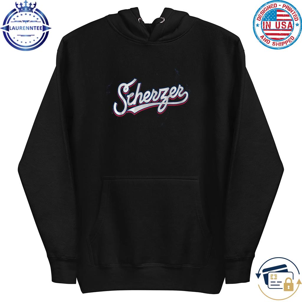 Max scherzer Texas text s hoodie